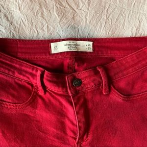 Red Skinny Jeans